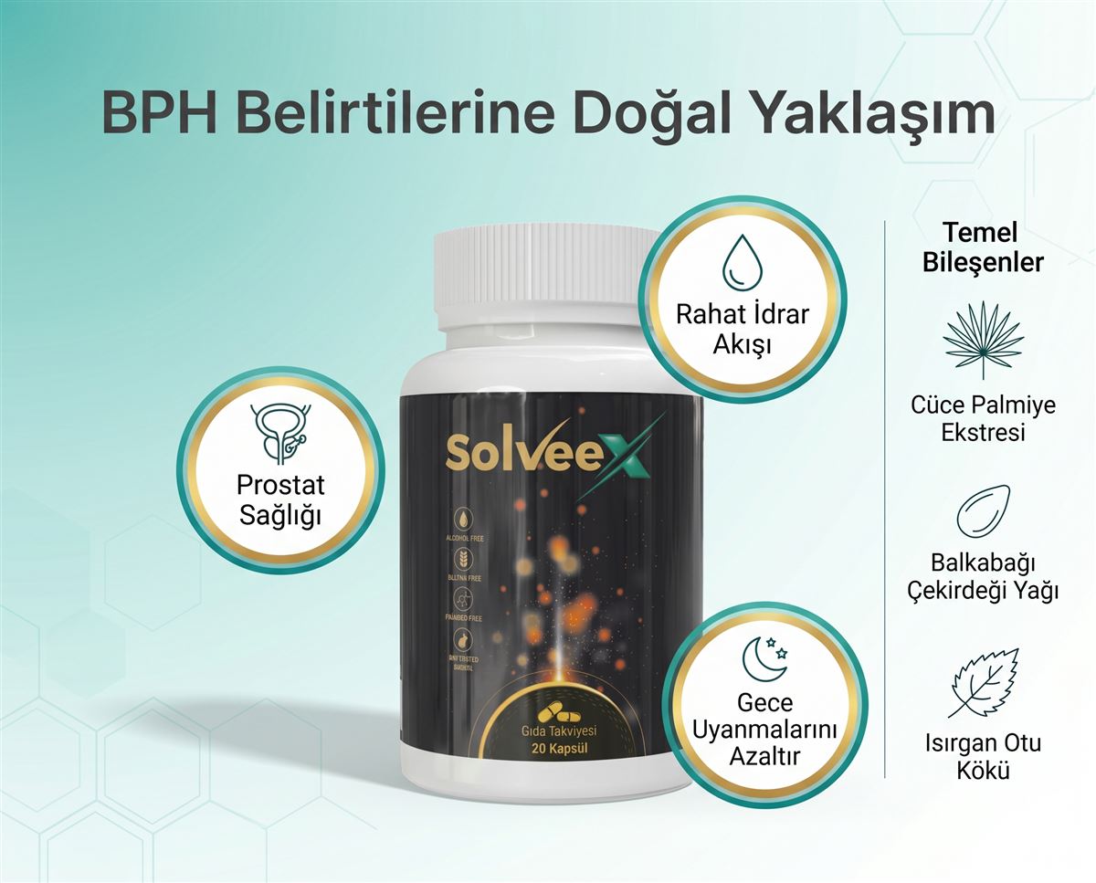 Solveex bitkisel kapsüller — dengeli yaşam